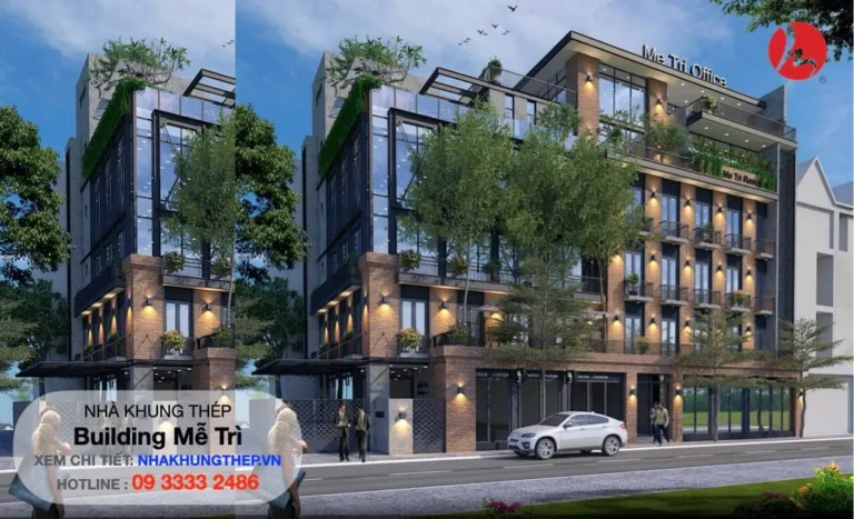 Phối cảnh chính toà nhà Mễ Trì Office